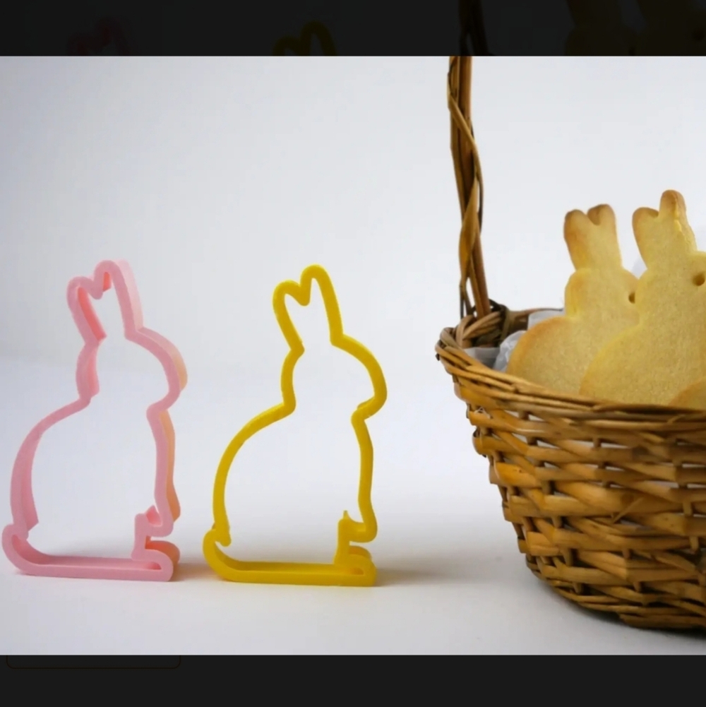3D Printed Bunny Cookie Cutters